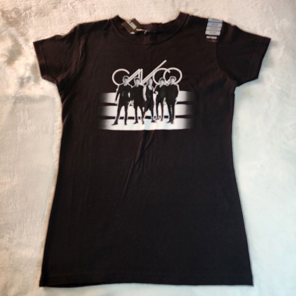 Hot Topics 2018 NWT Black CNCO Tshirt With White Graphics Size Medium